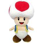 Peluche in peluche a tema animali Super Mario Toad 