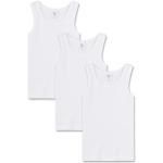 Magliette intime bianche 15/16 anni di cotone Bio lavabili in lavatrice per bambini Sanetta 