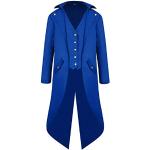 Costumi Cosplay steampunk blu L taglie comode per Uomo 