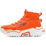 Sneakers larghezza E casual arancioni numero 45 traspiranti platform per Uomo 