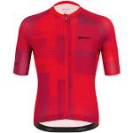 Maglie rosse XXL per l'estate da ciclismo per Uomo Santini 