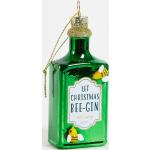 Sass & Belle - Decorazione natalizia a forma di bottiglia di gin-Verde