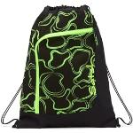 Satch Gym Bag Supreme, Borsa Sportiva Gioventù Unisex, Black, Neon, Green (Multicolor), Taglia Unica