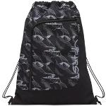 Satch Gym Bag Mountain Grid, Borsa Sportiva Gioventù Unisex, Grey, Black (Multicolor), Taglia Unica
