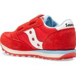 Sneakers basse larghezza E casual rosse numero 30 per bambini Saucony Jazz 