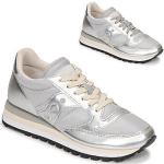 Sneakers basse larghezza E classiche grigie numero 33 di cotone con stringhe 