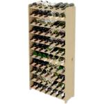 Scaffale porta bottiglie di vino in legno, per 77 bottiglie rw-3 – 77 145 x 72 x 26.5 porta vino in bottiglia scaffali