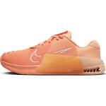 Scarpe sportive larghezza E scontate arancioni numero 40 di gomma con stringhe antiscivolo per Donna Nike Metcon 