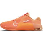 Scarpe sportive larghezza E scontate arancioni numero 47 di gomma con stringhe traspiranti per Uomo Nike Metcon 