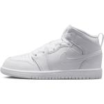 Sneakers alte larghezza A classiche bianche numero 27,5 di pelle per bambino jordan Michael Jordan 