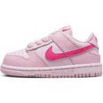 Calzature vintage rosa numero 19,5 in similpelle per Donna Nike Dunk 
