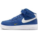 Scarpe larghezza E blu di pelle da basket Nike 