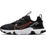 Calzature casual nere numero 36 in similpelle per Donna Nike React Vision 