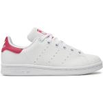 Sneakers basse scontate bianche in similpelle per bambini adidas 