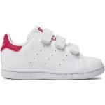 Sneakers basse bianche numero 26 in similpelle per bambini adidas 