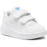 Sneakers basse scontate bianche numero 25 in similpelle per bambini adidas 