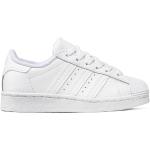 Sneakers basse larghezza C scontate bianche numero 33 in similpelle per Donna adidas 