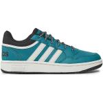 Sneakers basse turchesi in similpelle per bambini adidas 