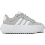 Sneakers scontate grigie in similpelle platform per Donna adidas 