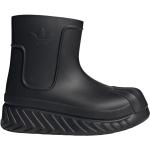 Stivali neri numero 39,5 di gomma da pioggia per bambini adidas Superstar 