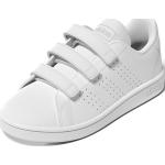 Sneakers larghezza C bianche numero 30 chiusura velcro a strappo per bambini adidas Advantage 