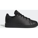 Sneakers stringate nere numero 34 in tessuto con stringhe per bambini adidas Advantage 