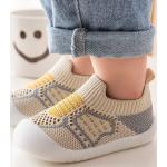 Pantofole larghezza E grigie di gomma antiscivolo per l'estate per bambini 