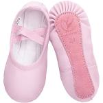 Scarpe larghezza E rosa numero 24 di cotone traspiranti da danza classica per bambina 
