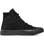 Sneakers alte larghezza C scontate nere numero 37 per Donna Converse 