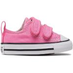 Scarpe sportive scontate rosa numero 26 di tela per bambini Converse 