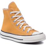 Sneakers alte scontate gialle numero 38 per Donna Converse 