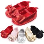 Sneakers slip on larghezza E casual rosse in tessuto con allacciatura elasticizzata antiscivolo per bambini 