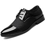 Scarpe sportive classiche nere numero 40 di pelle con stringhe per festa per Uomo 