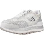 Sneakers larghezza E casual grigie numero 35 in similpelle con glitter per Donna Liu Jo Jeans 