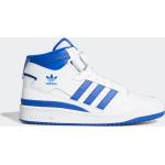 Sneakers alte larghezza E blu reale numero 36 di pelle chiusura velcro per Donna adidas Forum 