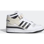 Sneakers alte larghezza E scontate bianco sporco numero 38 per Donna adidas Forum 