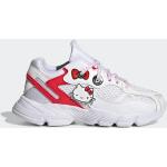 Sneakers stringate larghezza E bianche numero 29 di tessuto sintetico con stringhe per bambini adidas Hello Kitty 