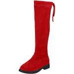 Stivali invernali larghezza E rossi numero 35 di pelle impermeabili per bambini 