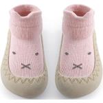 Scarpe larghezza E rosa numero 18 di cotone con allacciatura elasticizzata lavabili in lavatrice da camminata 