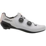 Scarpe per bici da corsa DMT carbonio SH10 Knit 2 boa - Colore: Bianco, Numero: 43.5