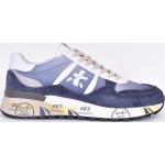 Sneakers alte larghezza E blu numero 42 di gomma con stringhe con tacco da 3 cm a 5 cm per Uomo Premiata 