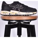 Sneakers alte larghezza E scontate nere numero 43 di gomma con stringhe con tacco da 3 cm a 5 cm per Uomo Premiata Mick 