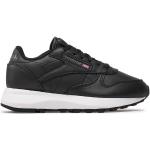 Sneakers basse scontate nere numero 39 in similpelle per Donna Reebok 