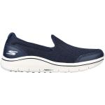 Scarpe primaverili larghezza E blu navy con allacciatura elasticizzata per l'estate per Donna Skechers Arch Fit 