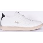 Sneakers basse scontate vintage bianche numero 41 di gomma con stringhe con tacco fino a 3 cm per Uomo VALSPORT 