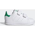 Sneakers larghezza A bianche numero 26,5 di tessuto sintetico chiusura velcro a strappo per bambini adidas Stan Smith 