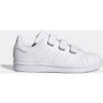 Sneakers larghezza A bianche numero 32 di gomma chiusura velcro a strappo per bambini adidas Stan Smith 