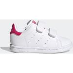 Sneakers larghezza A rosa numero 26,5 di tessuto sintetico chiusura velcro a strappo per bambini adidas Stan Smith 