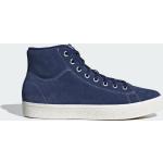 Sneakers alte blu scuro numero 46 di gomma con stringhe per Donna adidas Stan Smith 