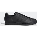 Sneakers stringate nere numero 38,5 di pelle con stringhe per Donna adidas Superstar 